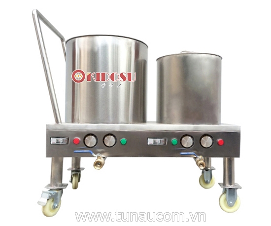 Bộ Nồi Phở 20 Và 50 Lít Bánh Xe Kidosu